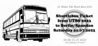 24. UTBS 2023 Shuttle Friesack-Berlin Samstag - Hardticket